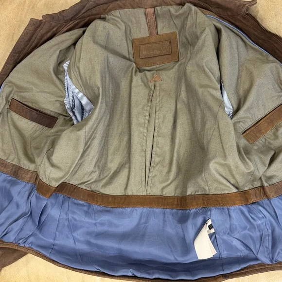 Massimo Dutti Brown Suede Jacket - Picture 6 of 7